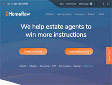 Tablet Screenshot of homeflow.co.uk